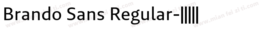 Brando Sans Regular字体转换